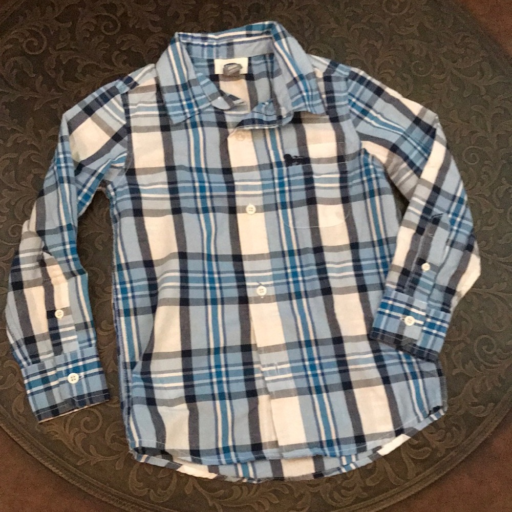 Old Navy Size XS 5 Plaid Button Down Shirt